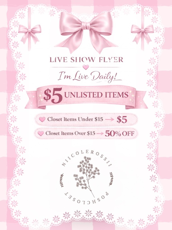 Shoes - Live Show Flyer | Unlisted Show Inventory